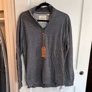 Weatherproof Men's Navy Quarter Zip Up Sweater